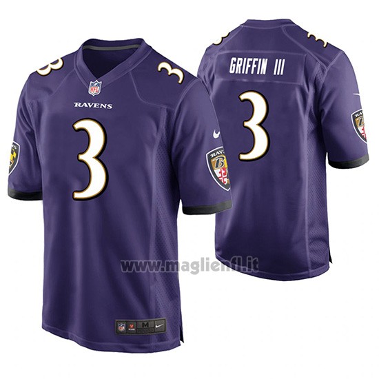 Maglia NFL Game Baltimore Ravens Robert Griffin III Viola